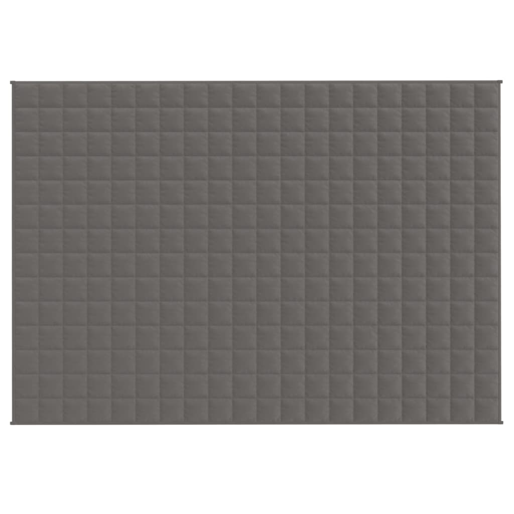 Coperta Ponderata Grigia Tessuto Grigio