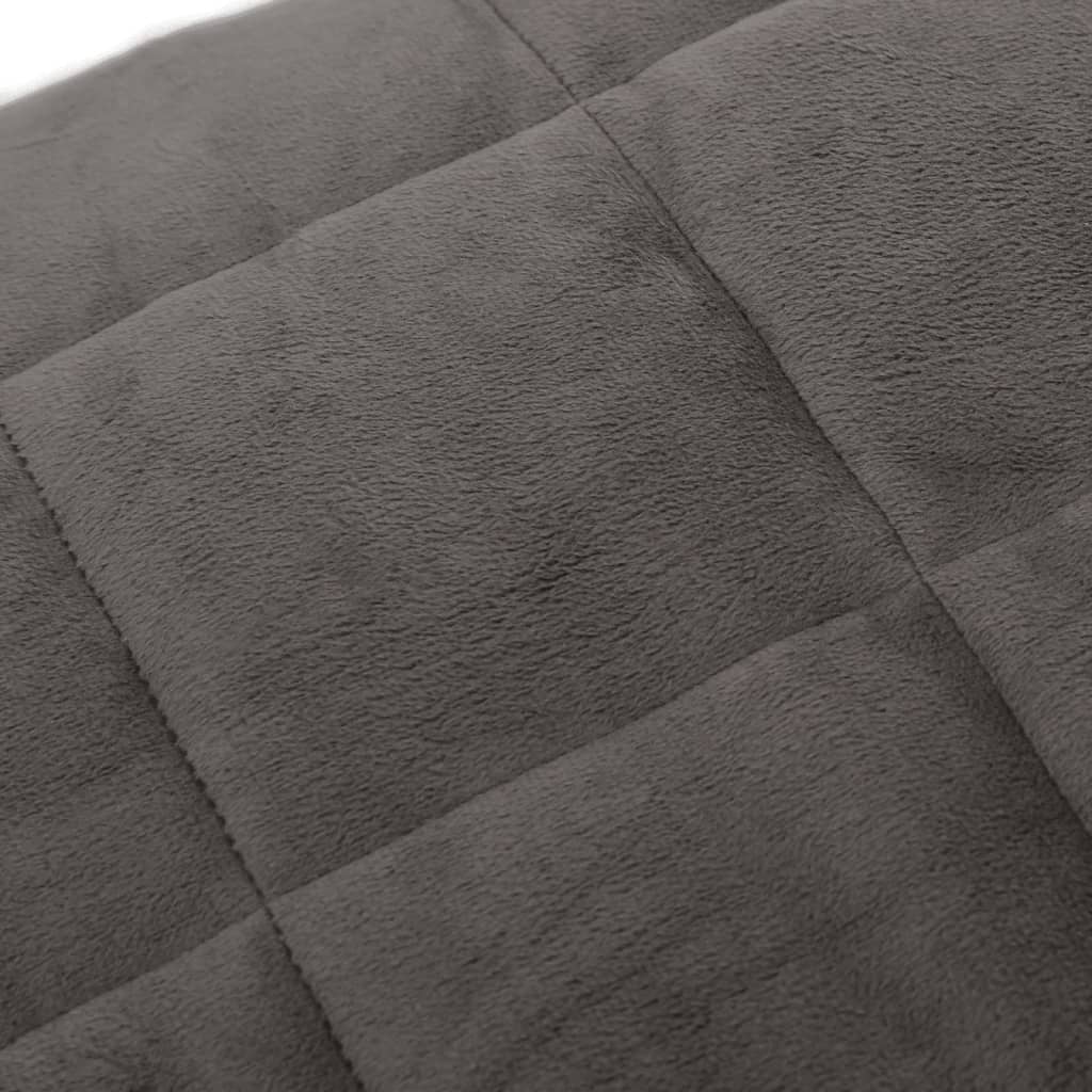 Coperta Ponderata Grigia Tessuto Grigio