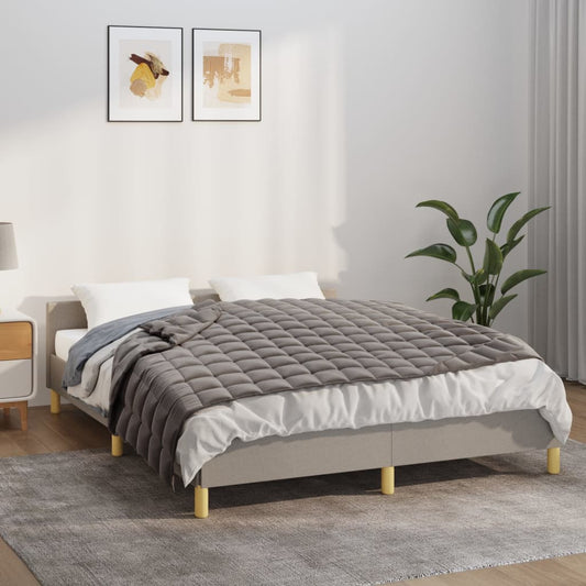 Coperta Ponderata Grigia Tessuto Grigio