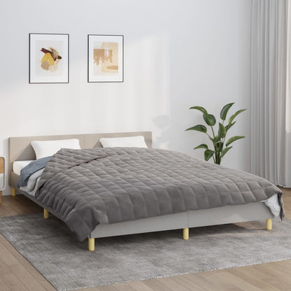 Coperta Ponderata Grigia Tessuto Grigio