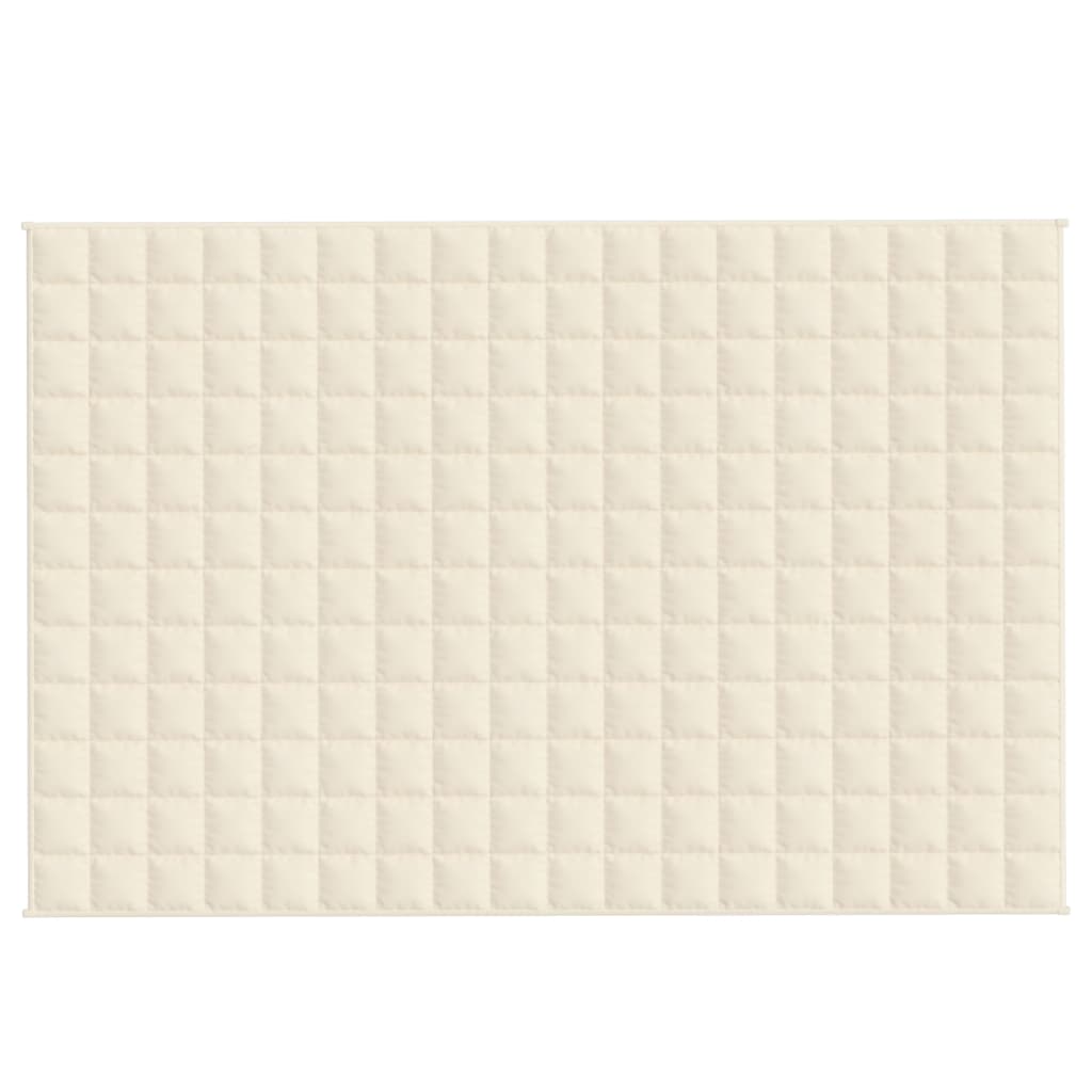 Coperta Ponderata Chiaro Tessuto Crema