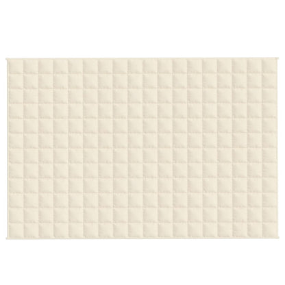 Coperta Ponderata Chiaro Tessuto Crema