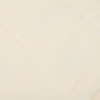 Coperta Ponderata Chiaro Tessuto Crema