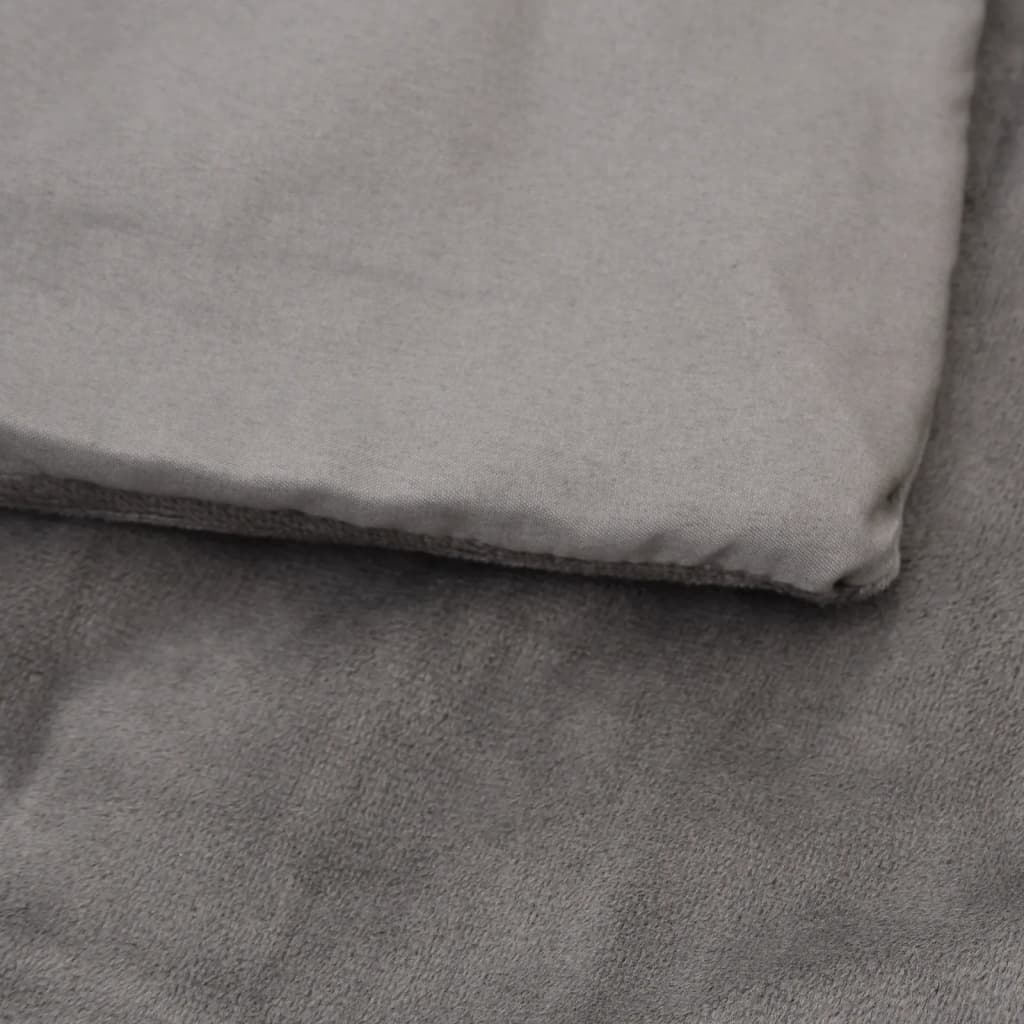 Coperta Ponderata Con Copertura Grigia Tessuto