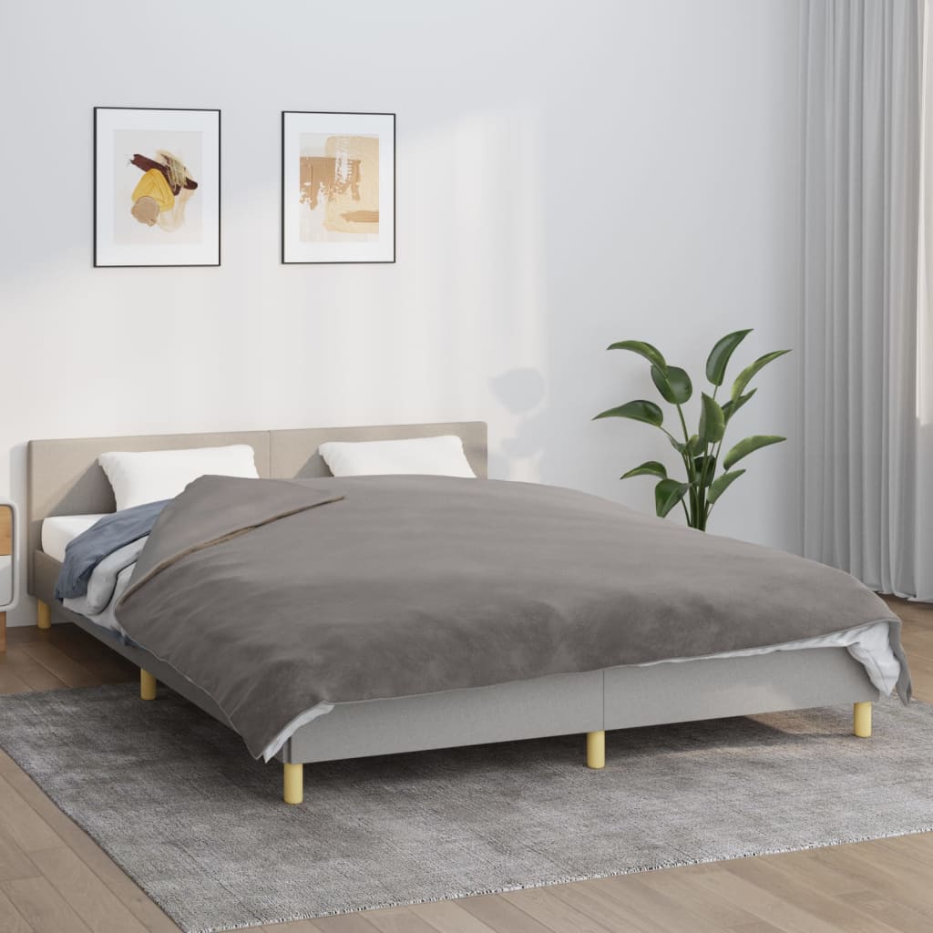 Coperta Ponderata Con Copertura Grigia Tessuto