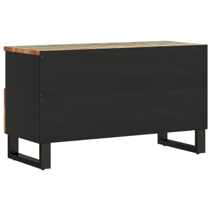 Mobile Tv 80X33X46Cm Legno Massello Recupero Legno Multistrato