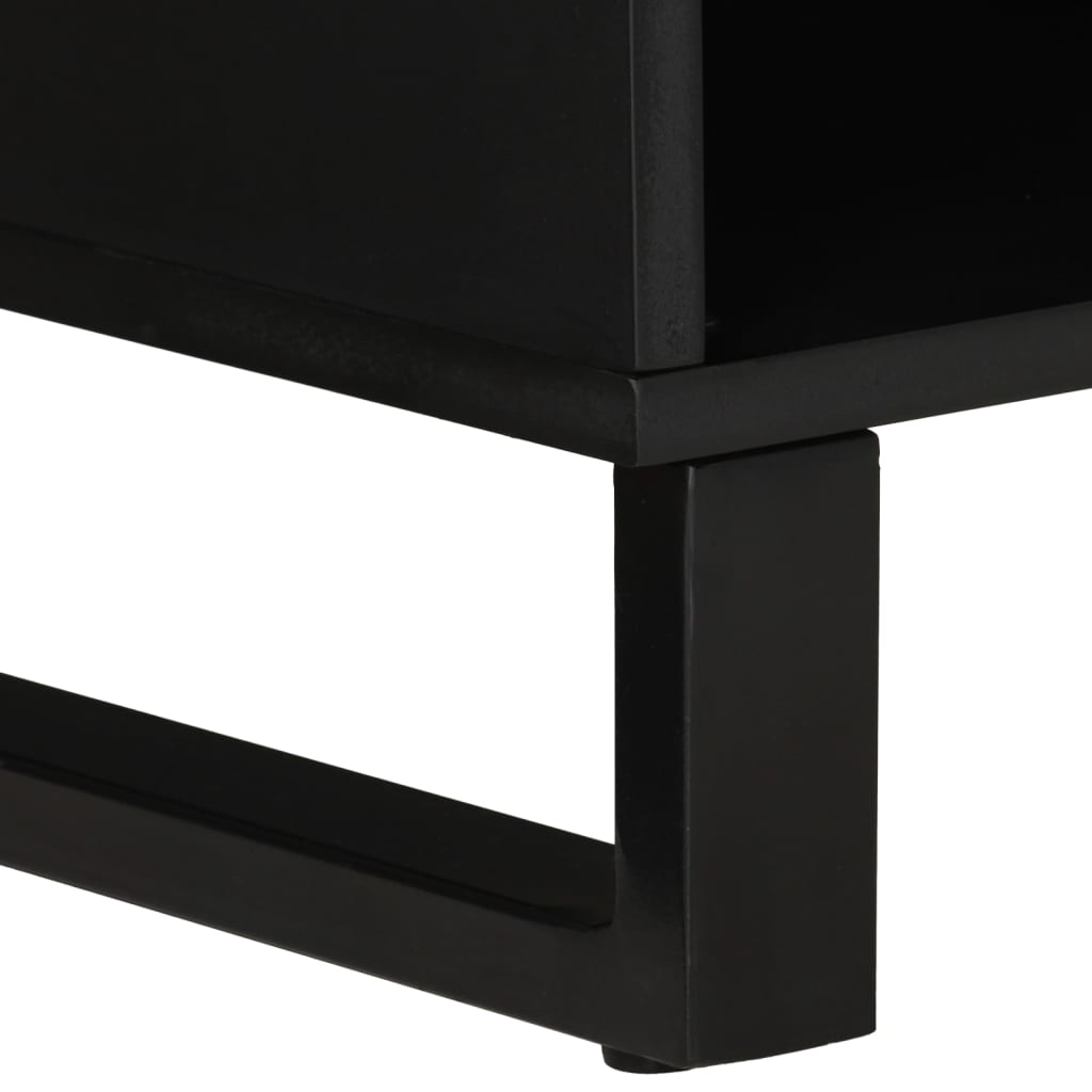 Mobile Tv 80X33X46Cm Legno Massello Recupero Legno Multistrato