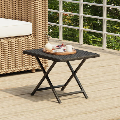 Tavolo Pieghevole 45X35X32 Cm In Polyrattan