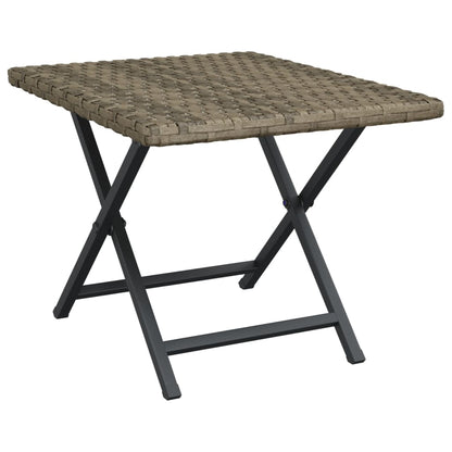 Tavolo Pieghevole 45X35X32 Cm In Polyrattan