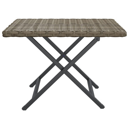 Tavolo Pieghevole 45X35X32 Cm In Polyrattan