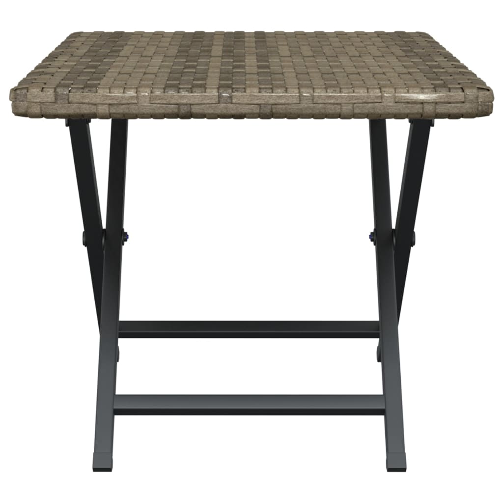 Tavolo Pieghevole 45X35X32 Cm In Polyrattan