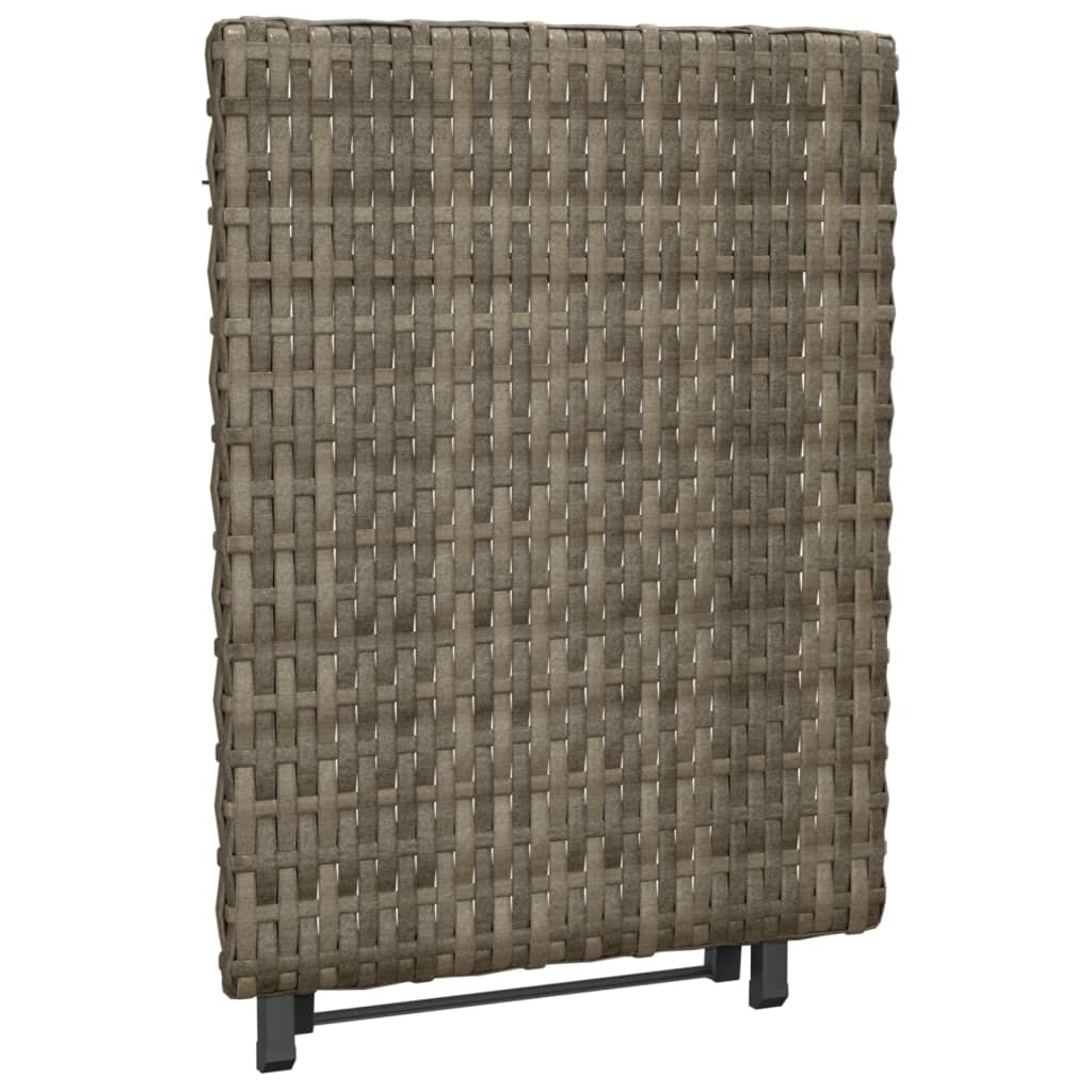 Tavolo Pieghevole 45X35X32 Cm In Polyrattan