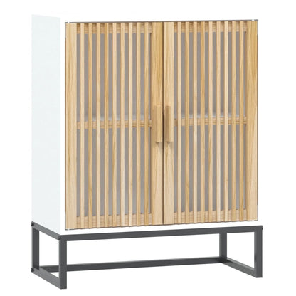 Credenza Bianca 60X30X75 Cm In Legno Multistrato