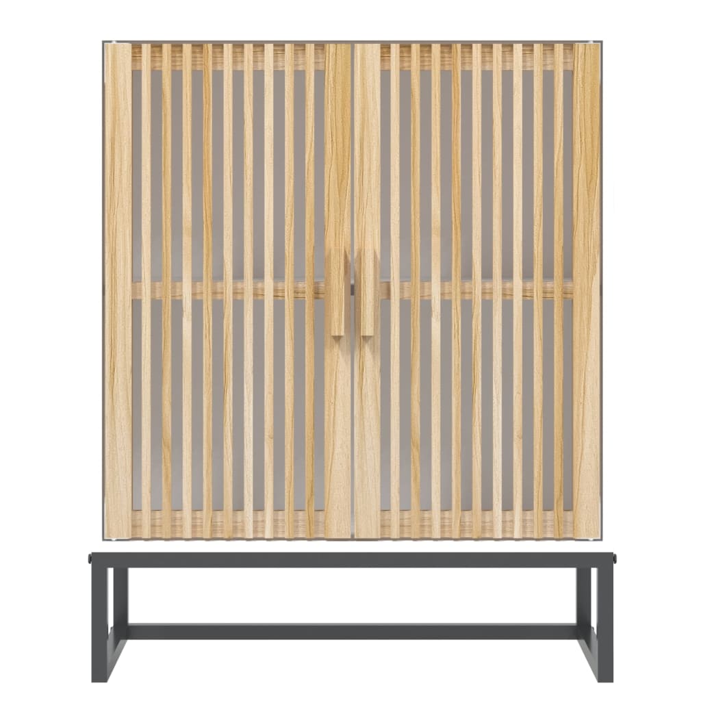 Credenza Bianca 60X30X75 Cm In Legno Multistrato