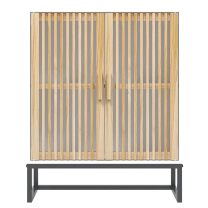 Credenza Bianca 60X30X75 Cm In Legno Multistrato