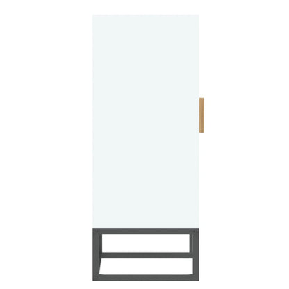 Credenza Bianca 60X30X75 Cm In Legno Multistrato