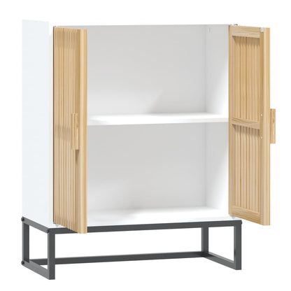 Credenza Bianca 60X30X75 Cm In Legno Multistrato