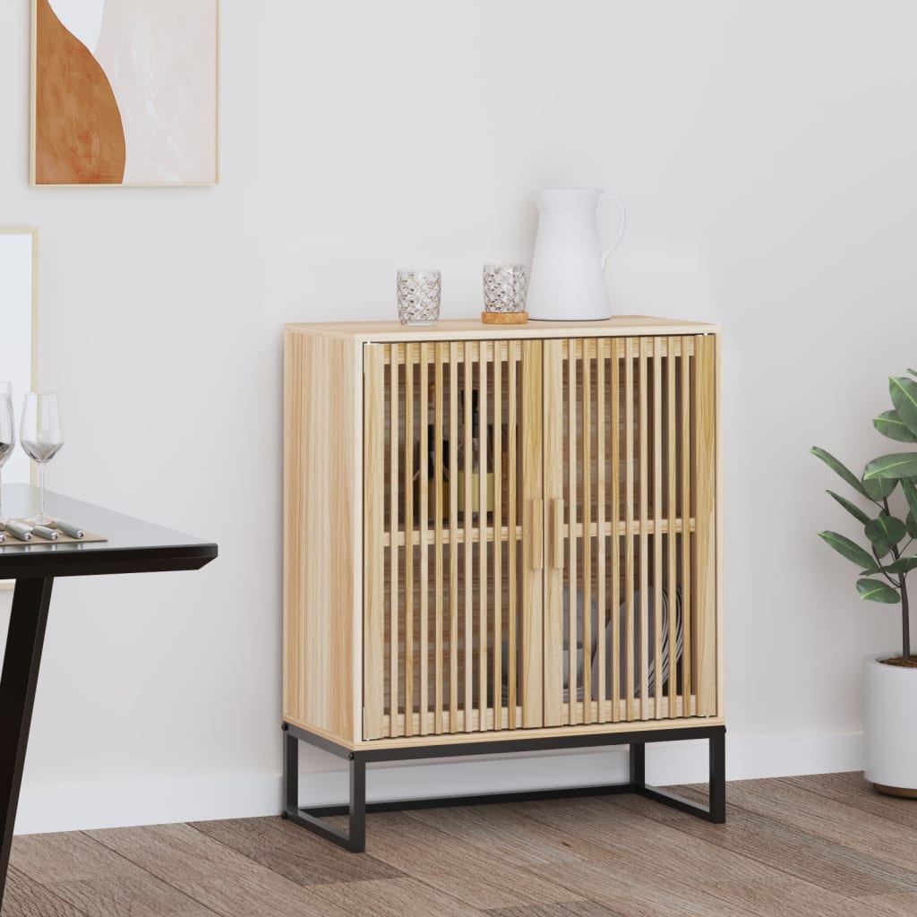 Credenza Bianca 60X30X75 Cm In Legno Multistrato