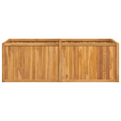 Letto Da Giardino Rialzato Legno Massello Di Teak