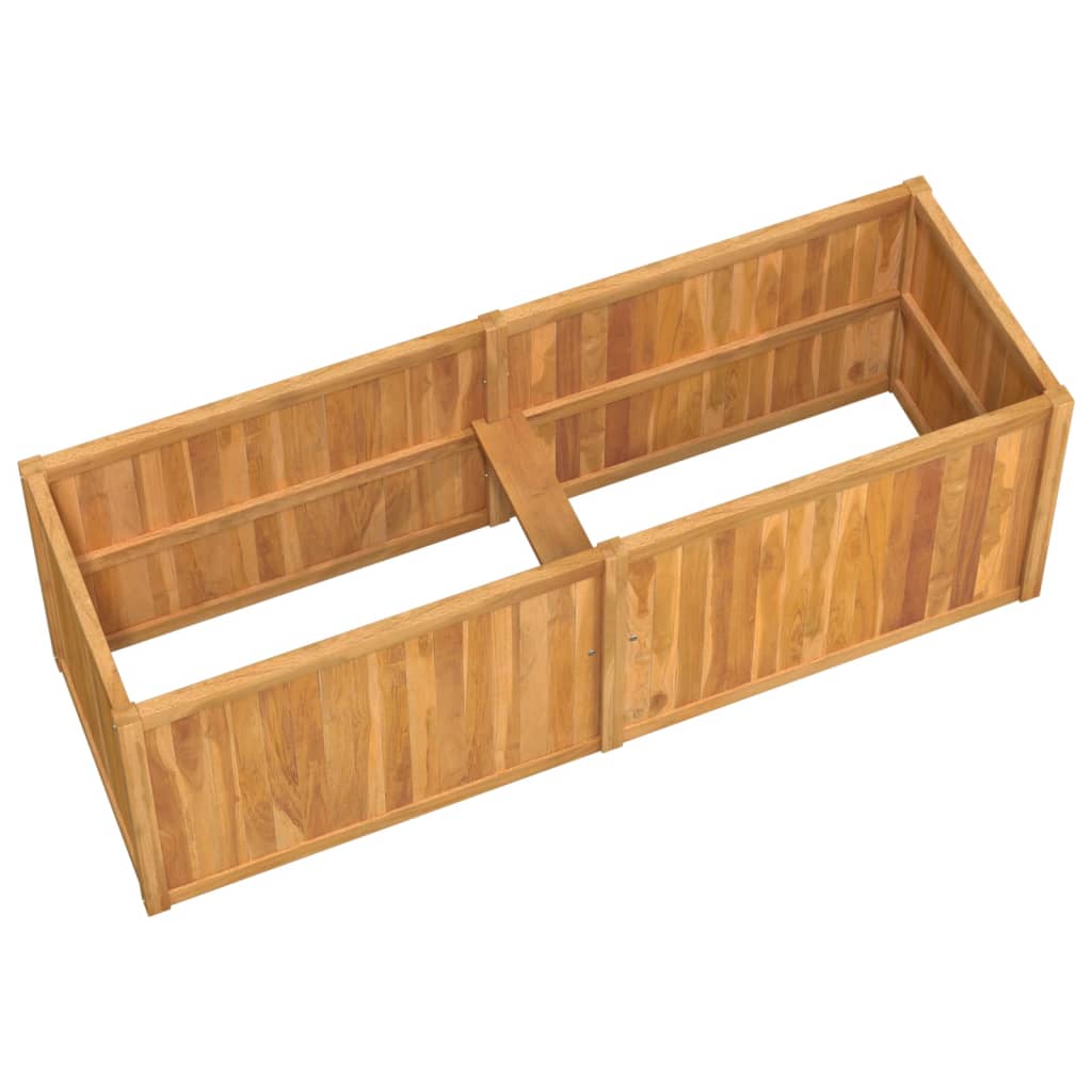 Letto Da Giardino Rialzato Legno Massello Di Teak