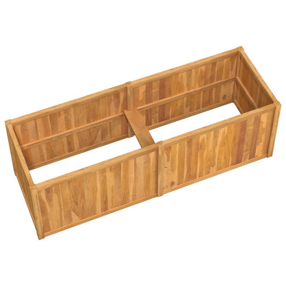 Letto Da Giardino Rialzato Legno Massello Di Teak