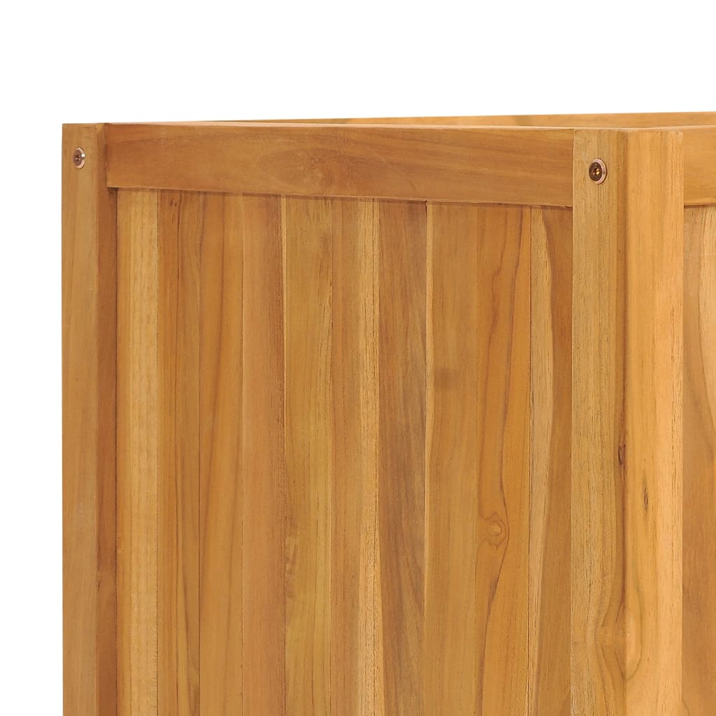 Letto Da Giardino Rialzato Legno Massello Di Teak