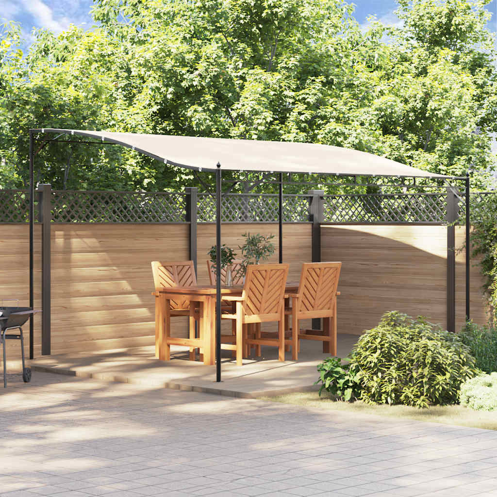 Tettoia 4X3 M 180 G/M² Tessuto E Acciaio