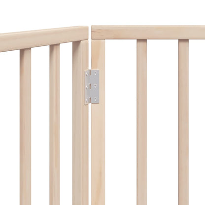 Cancello Per Cani Pieghevole 2 Pannelli 160 Cm Legno Di Pioppo