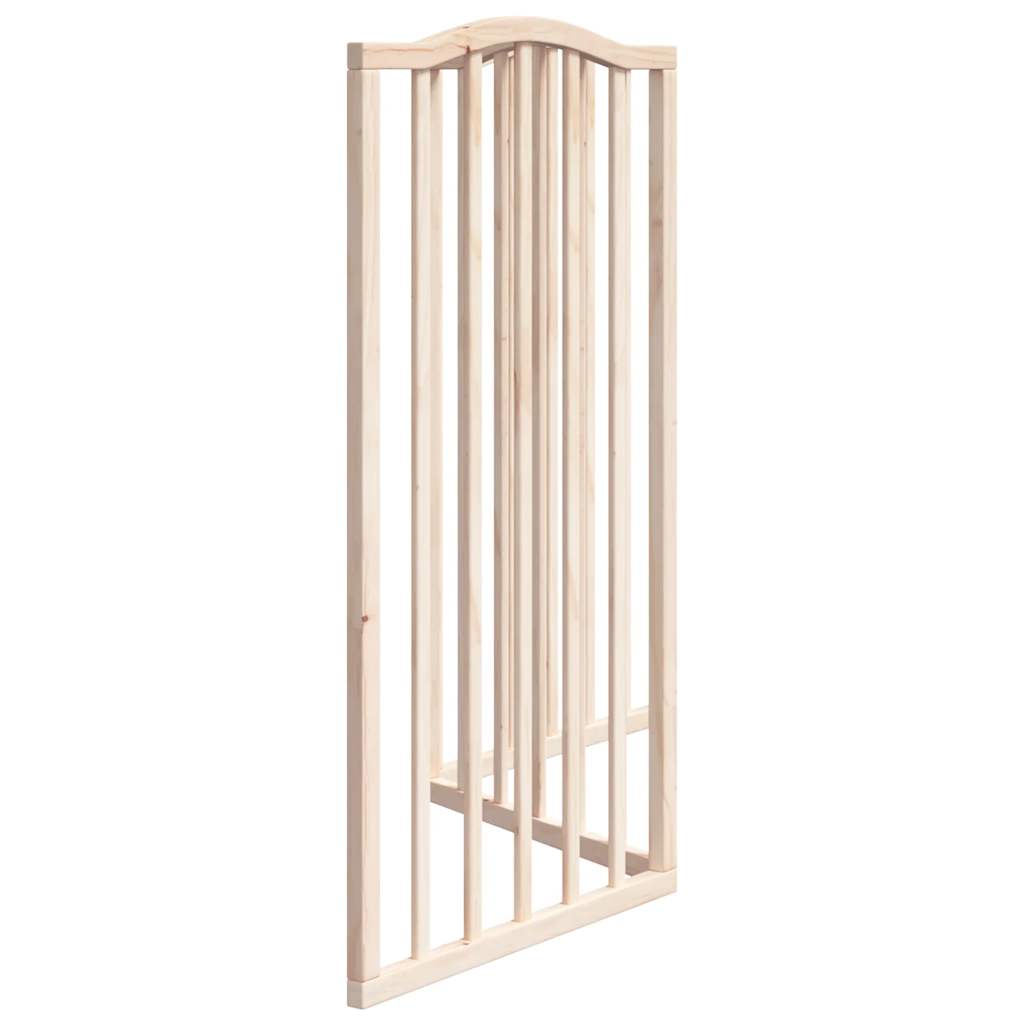 Cancello Per Cani Pieghevole 3 Pannelli 150 Cm Legno Di Pioppo