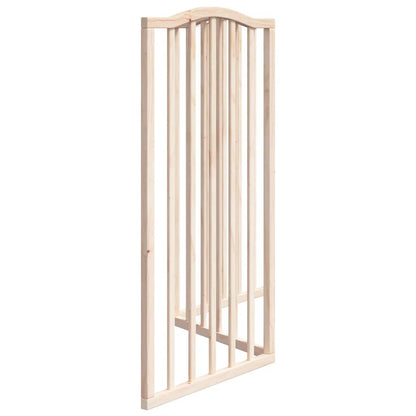 Cancello Per Cani Pieghevole 3 Pannelli 150 Cm Legno Di Pioppo