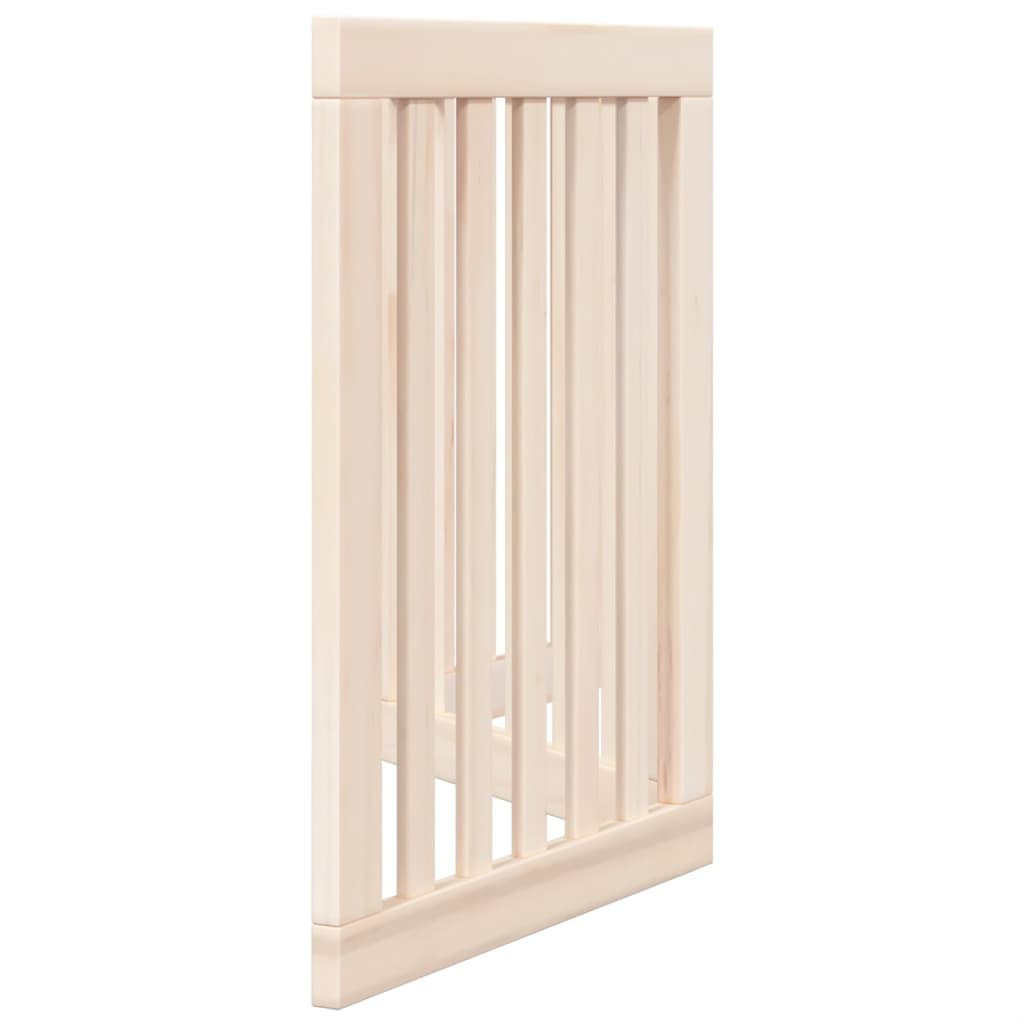 Cancello Per Cani Pieghevole 3 Pannelli 150 Cm Legno Di Pioppo