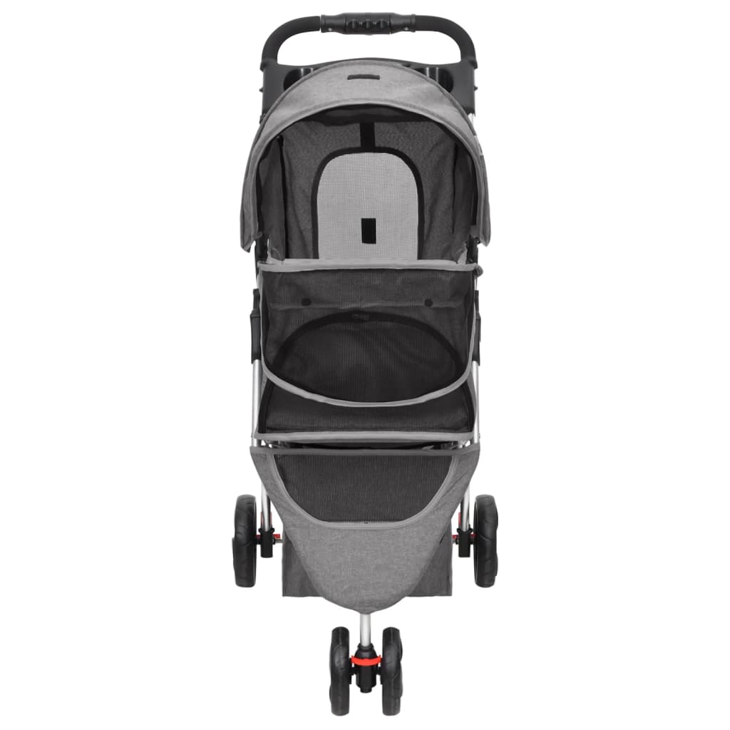 Passeggino Per Cani Pieghevole 80X46X98Cm Tessuto Oxford