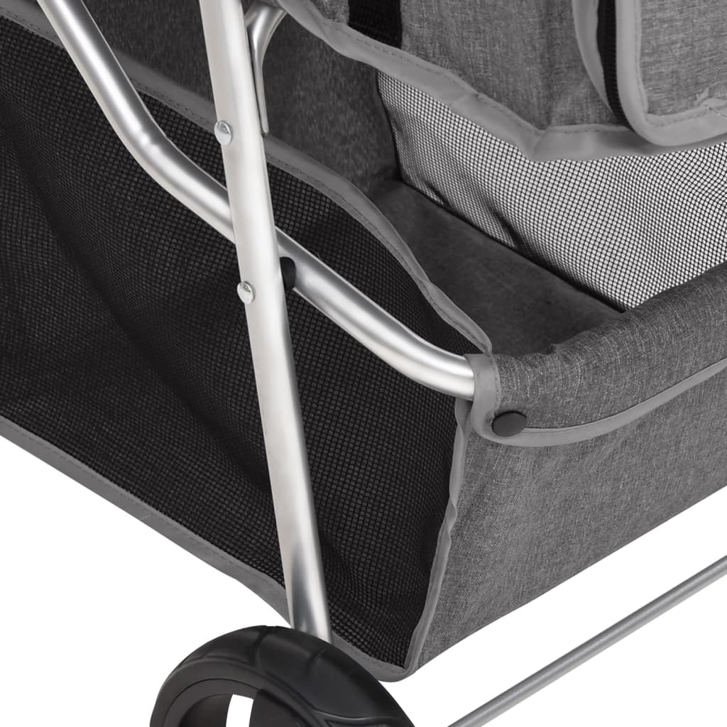 Passeggino Per Cani Pieghevole 80X46X98Cm Tessuto Oxford