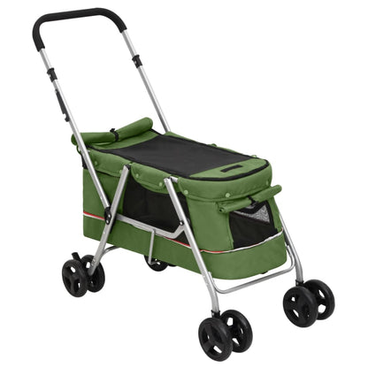 Passeggino Cani Pieghevole 100X49X96Cm Tessuto Di Lino