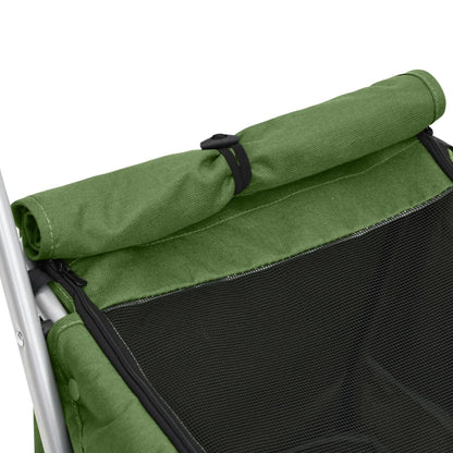 Passeggino Cani Pieghevole 100X49X96Cm Tessuto Di Lino