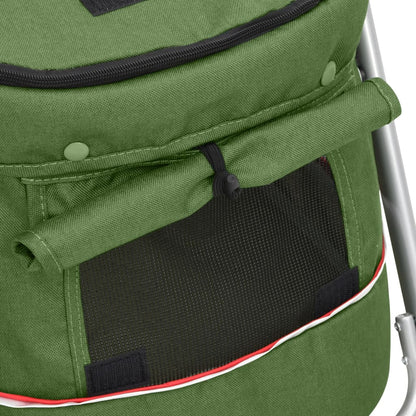 Passeggino Cani Pieghevole 100X49X96Cm Tessuto Di Lino