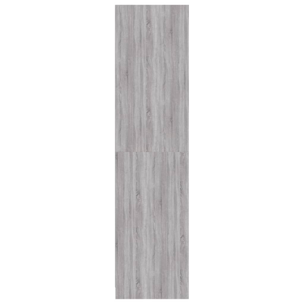 Armadio In Legno Multistrato Grigio Sonoma