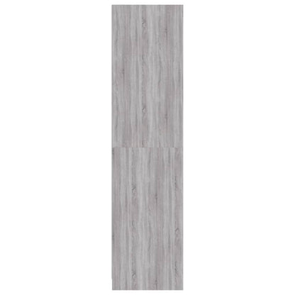 Armadio In Legno Multistrato Grigio Sonoma