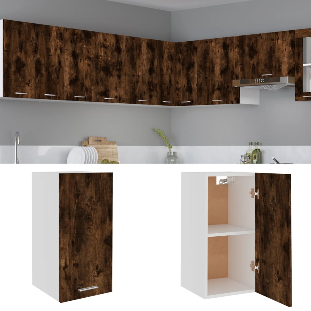 Mobile Da Forno Lyon 60X46X81,5 Cm Rovere Fumo