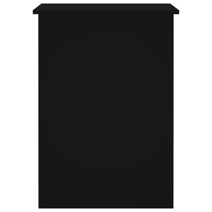 Scrivania Nera 100X55X75 Cm In Legno Multistrato