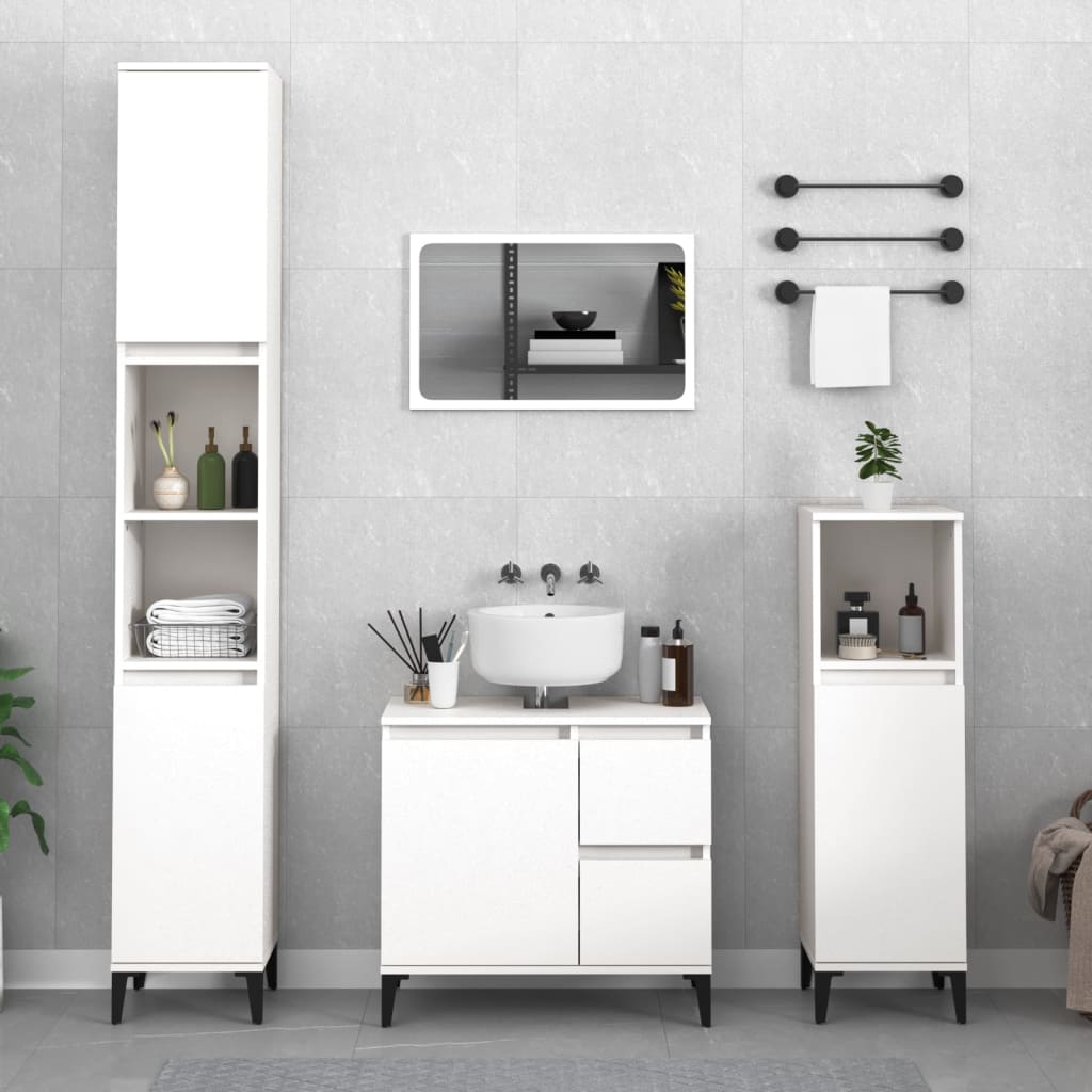 Armadietto Da Bagno 30X30X100 Cm Truciolato