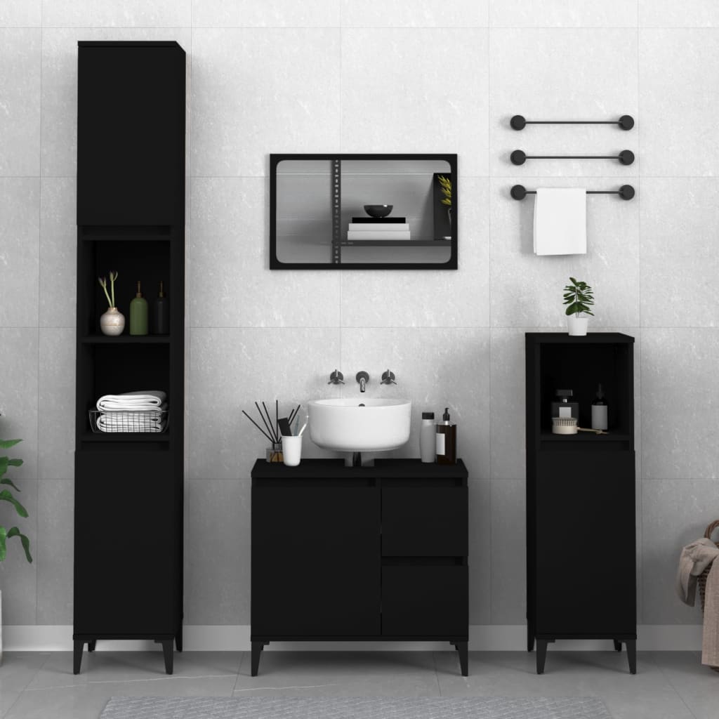 Armadietto Da Bagno 30X30X100 Cm Truciolato