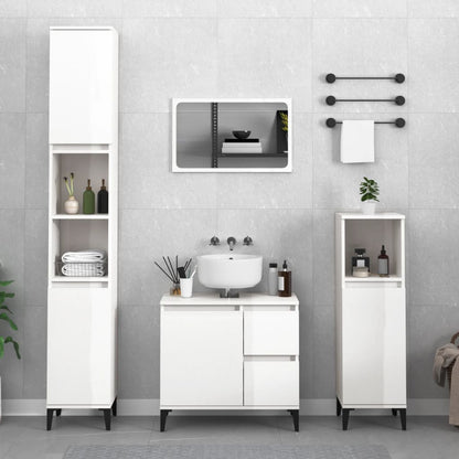 Armadietto Da Bagno 30X30X100 Cm Truciolato