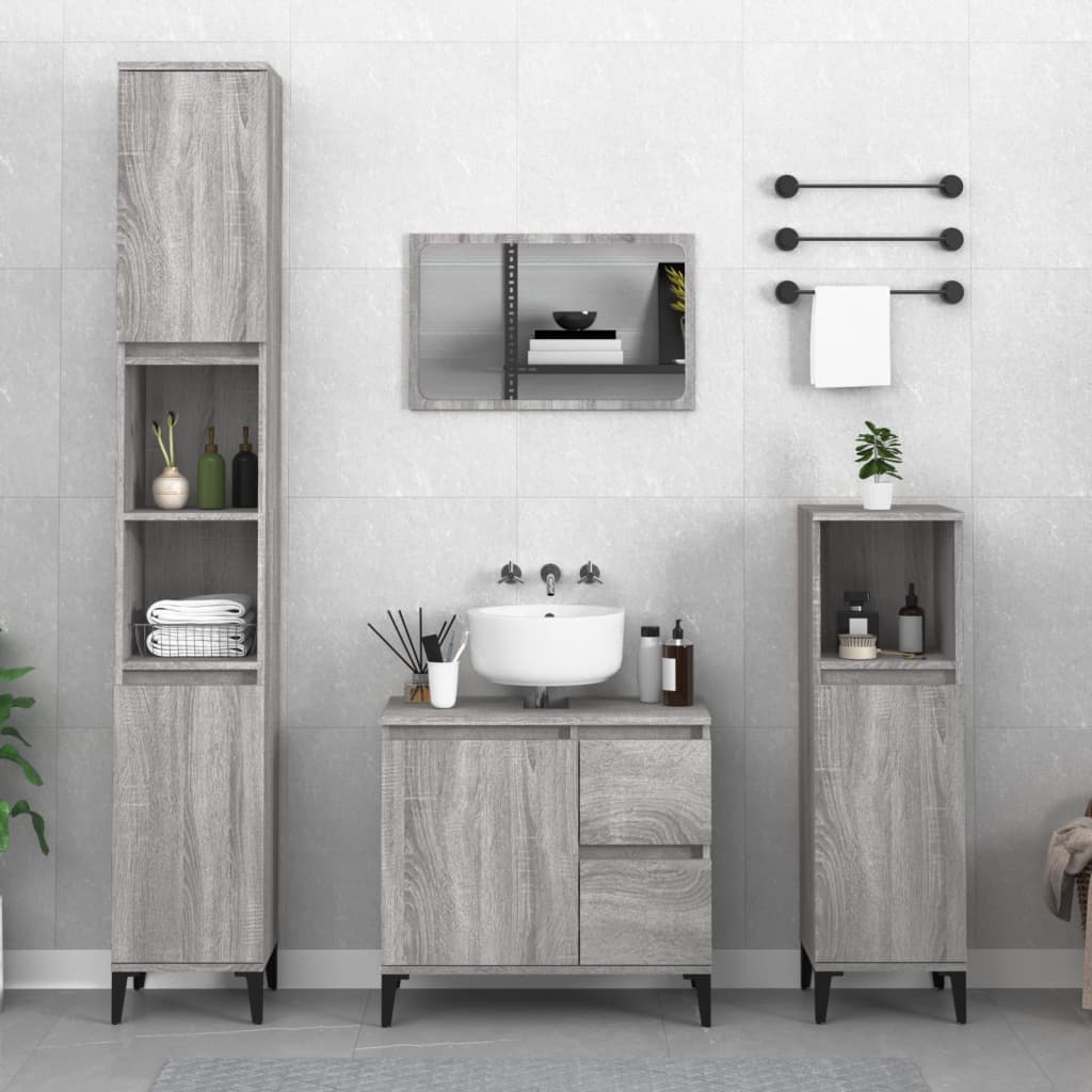Armadietto Da Bagno 30X30X100 Cm Truciolato