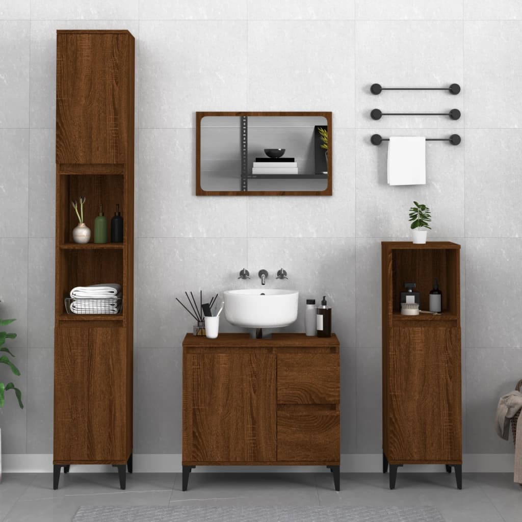 Armadietto Da Bagno 30X30X100 Cm Truciolato