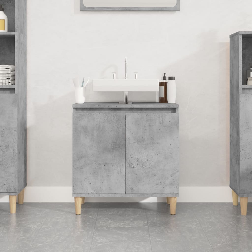 Mobile Lavabo 58X33X60 Cm Legno Multistrato