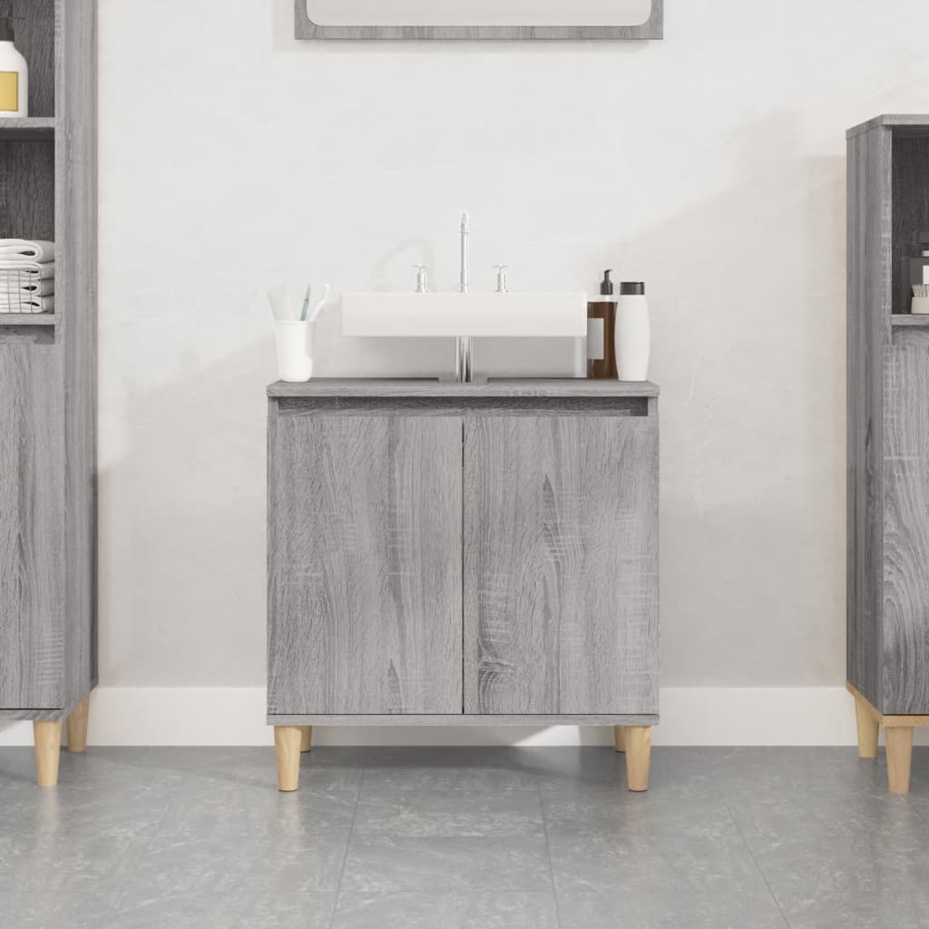 Mobile Lavabo 58X33X60 Cm Legno Multistrato