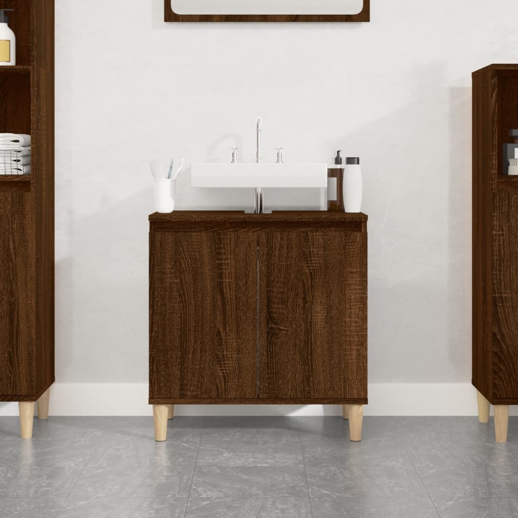 Mobile Lavabo 58X33X60 Cm Legno Multistrato