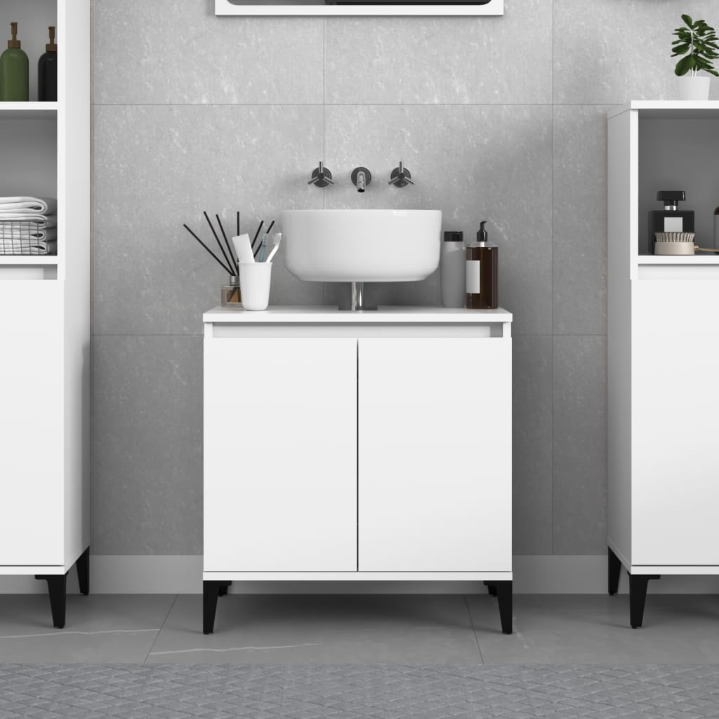 Mobile Lavabo 58X33X60 Cm In Legno Multistrato