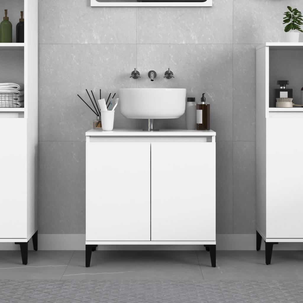 Mobile Lavabo 58X33X60 Cm In Legno Multistrato